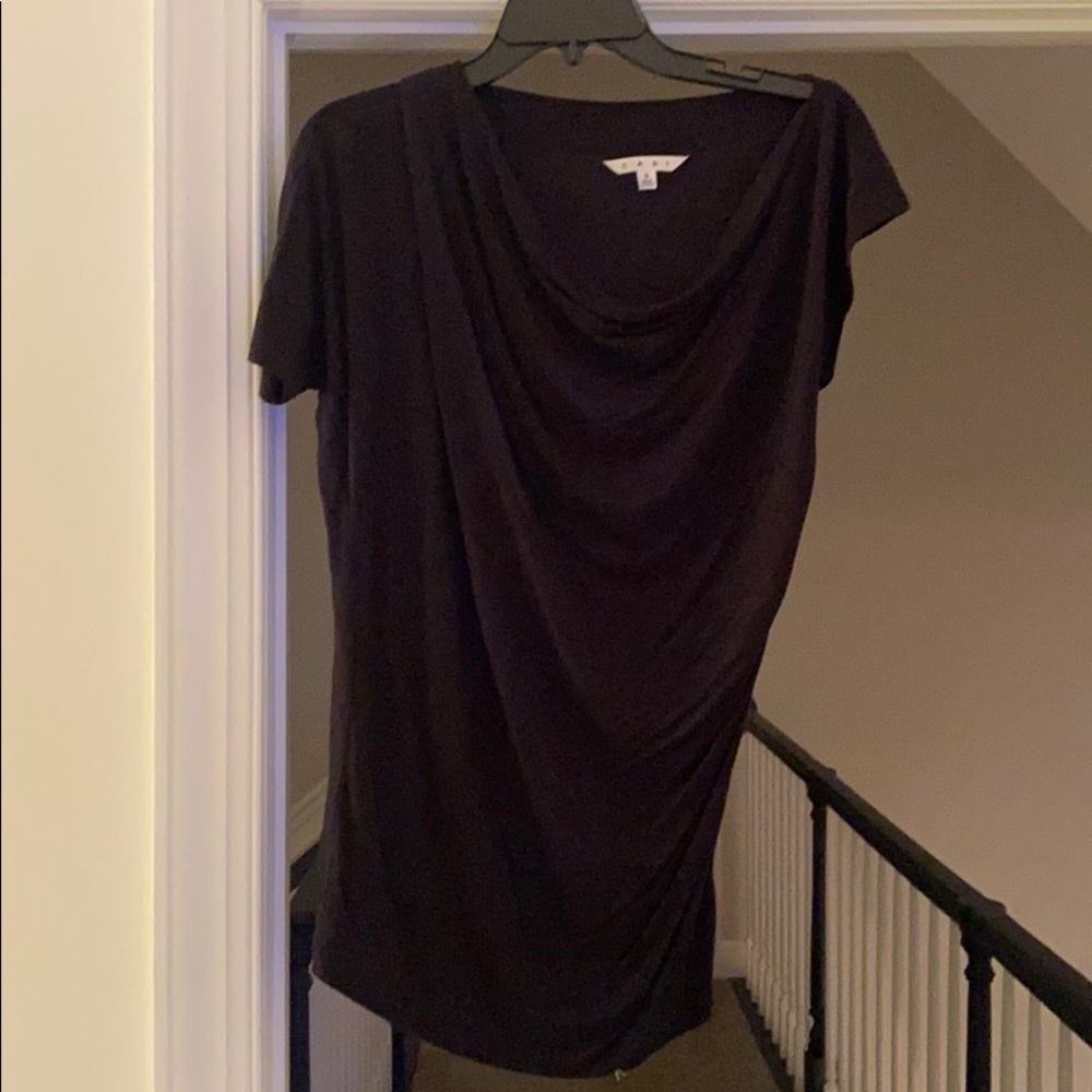 Black off the shoulder blouse